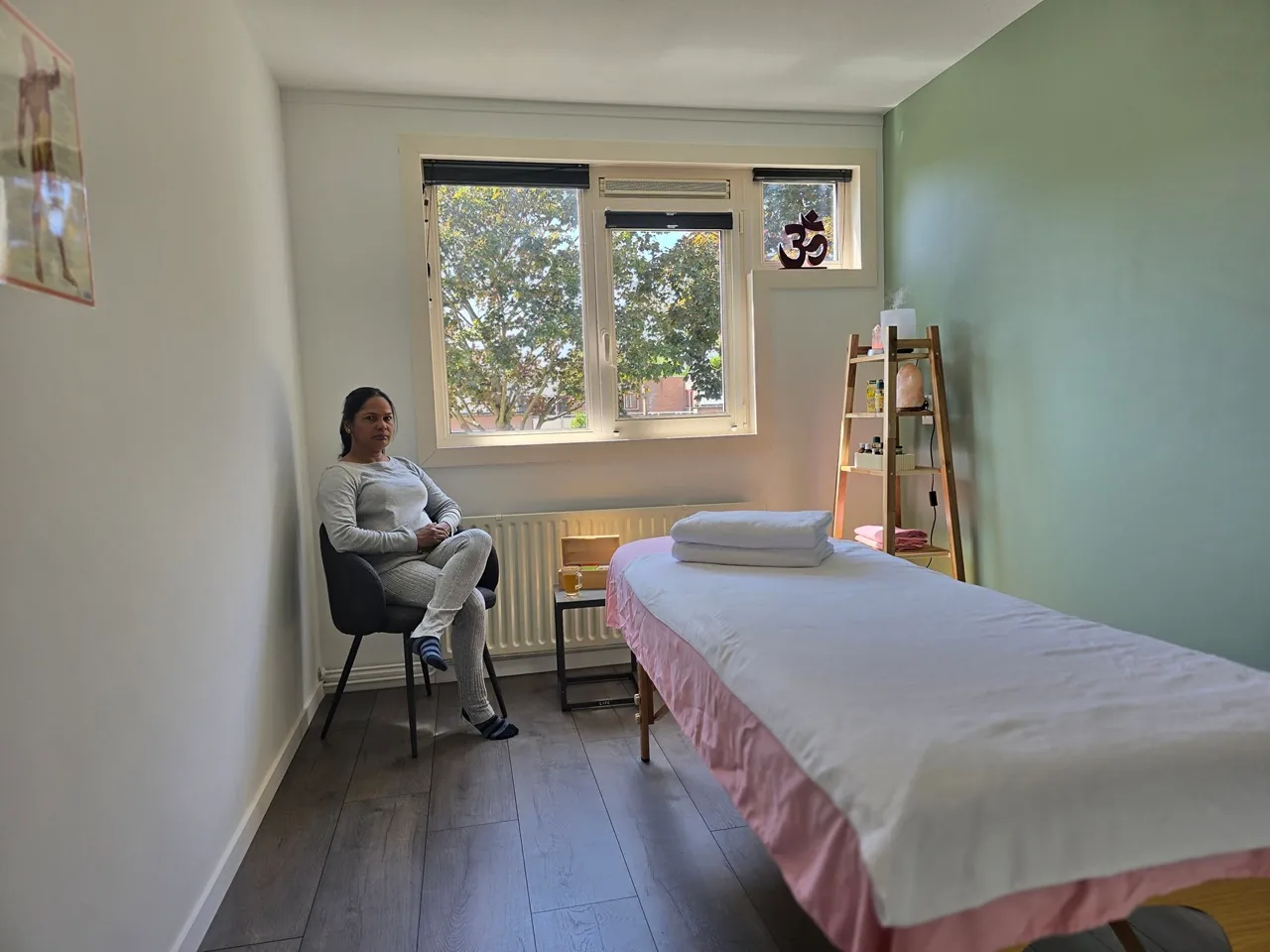 De praktijkruimte van Solanya Massage